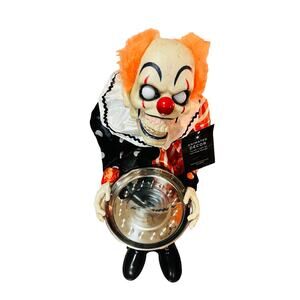 Halloween Clown eyes light up Red .A  Candy a day keeps the Clown away